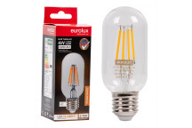 EUROLUX LED FILAMENT MINI TUBULAR BULB E27 4W DIMM 3000K