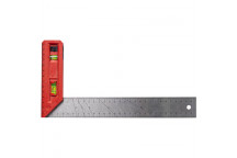 TORK CRAFT TRY SQUARE WITH LEVEL & PLUMB VIAL 300MM X 150MM