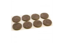 SAFETOP  FELT PAD ROUND  WHITE  26MM 8PP ADHESIVE