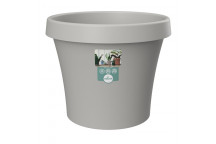 SEBOR LIGHT GREY PLASTIC POT 25CM
