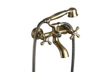 BIJIOU ADOUR BATH MIXER WITH HANDSHOWER BRONZE