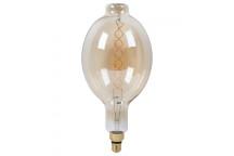 EUROLUX LED FILAMENT BULB AMBER E27 5W 2200K 180X395MM