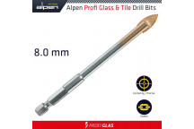 ALPEN GLASS AND TILE DRILL BIT 8MM
