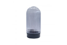 LITEMATE JAM JAR LIGHT PLASTIC WITHOUT BULB CLEAR RIBBED