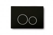 RIIFO FLUSH PLATE ROUND BLACK