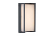 EUROLUX OUTDOOR WALL LIGHT QUBO GREY 18W