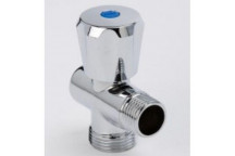 STANDARD STRAIGHT WASHING MACHINE TAP. FITS TO 15MM PIPE AND ADAPTS TO 3/4? THRE