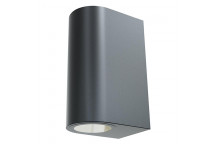 EUROLUX OMBRA BLACK OUTDOOR WALL LIGHT