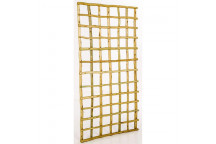 POLE YARD TRELLIS LATTE 100MM APERTURE SQUARE PATTERN 1500X600MM