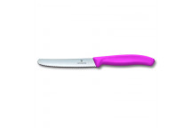 VICTORINOX TOMATO AND TABLE KNIFE ROUND PINK