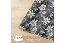 WRAPPING PAPER MIDNIGHT FLORAL GARDEN 500X750MM