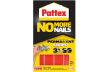 ADHESIVE NO NORE NAILS 2605049 REMOVEABLE MOUNT STRIPS  TO 3KG PATTEX