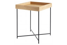 WOOD TOP TABLE 40X40X50CM