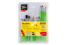 VARIOUS CRAFT KIDS BRUSHES SET 15 PIECE