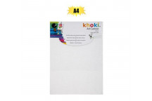 KHOKI CANVAS PANEL WHITE A4