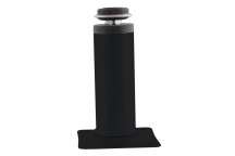 LEG ROUND  TL195BLK BLACK 100MM X30MM