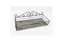 LARGE GREY WALL SHELF