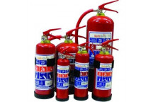 SAFEQUIP DCP FIRE EXTINGUISHER RED 2.5KG.