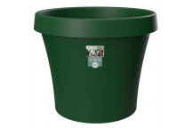 SEBOR DARK GREEN PLASTIC POT 35CM