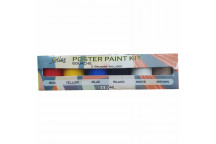 ATLAS GOUACHE CRAFT POSTER PAINT 6X50ML KIT
