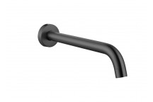 BIJIOU GUNMETAL WALL MOUNTED BASIN AND BATH SPOUT