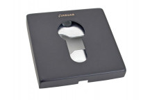 ESCUTCHEON SQUARE EBONY  CV86EB-SCYL BLACK    JAGUAR