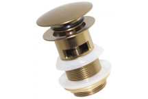 BLUTIDE BASIN CLICKER WASTE BRASS BRUSHED SLOTTED 32MM