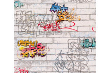 GRAFFITTI WALLPAPER 0.53X10M