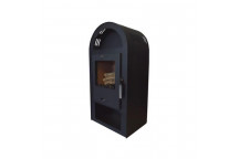 SMALL ROUND TOP CONGO FIREPLACE 7KW