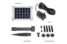 WATER HOUSE SOLAR POND PUMP/PANEL/NOZZLE 200L/H