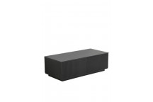MELAMINE BLACK OPTIMA TABLE COFFEE 390X1200X600MM