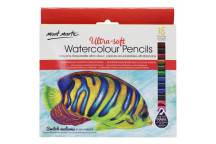 PENCIL WATERCOLOUR CRAFT MPN0107 ULTRASOFT USE WET BRUSH 18PIECE