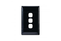 NEU BLACK 3 LEVER GRID PLATE 100X50MM