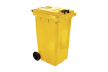 BIN REFUSE WHEELIE DB-0240-YL-OD-B YELLOW 240L