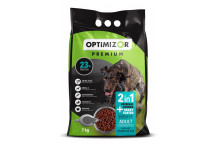 OPTIMIZOR PREMIUM DOG FOOD PLUS GRAVY COATED 7KG