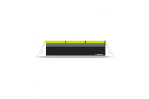NORDROK TRI PANEL WINDSCREEN WITH ROPES AND PEGS INCLUDED 5000X1500MM