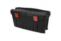 BLACK LARGE HEAVY DUTY STORAGE BOX 420X450X950MM