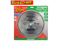 TORK CRAFT BLADE CONTACTOR CIRCULAR SAW TCT ALUMINIUM 250X100T 30/1/20/16