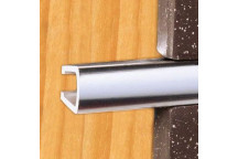 ALUMINIUM PENCIL LISTELLO FINISH TRIM DECOR  10MM X 2.5M