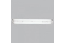 BRIGHT STAR WHITE SLIM METAL AND PLASTIC FLUSH CEILING LINEAR LIGHT