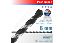 ALPEN CONCRETE PROFI DRILL BIT 6.0 X 200MM