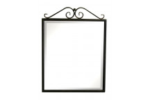 POSEIDON GOLD FRAMED MIRROR 600X700MM