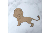 LARGE WOOD AFRICAN LIONS