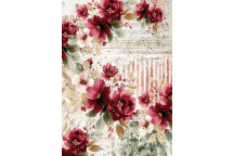 CHERISHED BLOOMS DECOUPAGE A3
