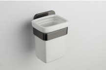 HOLDER TOOTHBRUSH TUMBLER 16-EPG-TTH0-GNM GUNMETAL ECLIPSE
