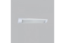 BRIGHT STAR WHITE SLIM METAL AND PLASTIC FLUSH CEILING LINEAR LIGHT