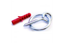 SCREW  EYE  ZINC PLATED  6X90 2PP   HPSEZP0690  SAFETOP