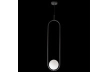 K LIGHT CHARCOAL LONG LUNA LED G9 PENDANT LIGHT