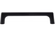 MATT BLACK MODERN D HANDLE 128MM