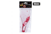 BLOODY GLOVES DRESS UP PARTY COSTUME